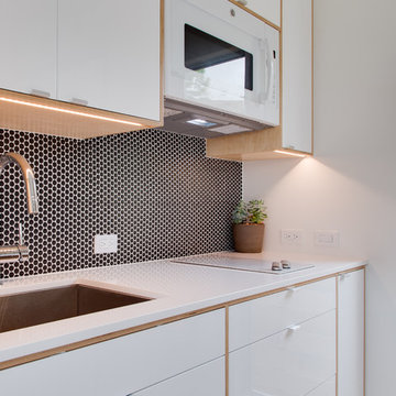 Iconic White Silestone Kitchen Countertop in Houston
