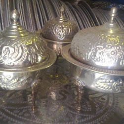 moroccan german silver boxes - Home Decor