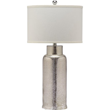 Bottle Glass Table Lamp (Set of 2) - Silver