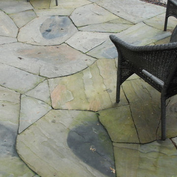 Broken Bluestone Patio Space