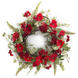 Traditional Wreaths And Garlands by Melrose International LLC