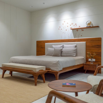 Master bedroom headboard design