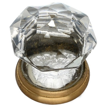 Flare 1-2/7" Crystal Cabinet Knob
