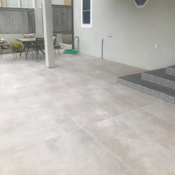 Patio Project Concrete & Tile