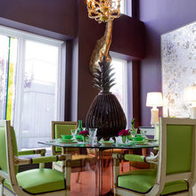 PURPLE VIOLET AND LIME GREEN