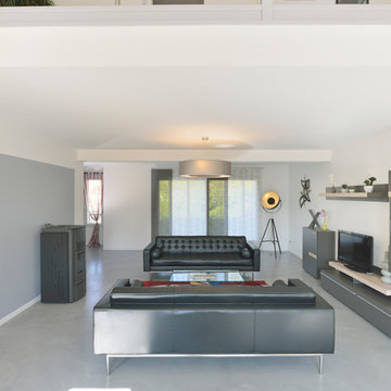 Aménagement et rénovation d'un pavillon témoin Maisons Lelièvre
