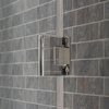 Swing Out Shower Door Ultra-E, Brushed Nickel, 54-55"x72"
