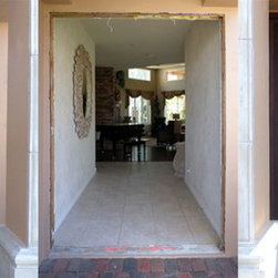 Barnam - Wrought Iron & Glass Front Door - Front Doors