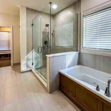 Primary Bath Remodel with Walk-in Closet System
