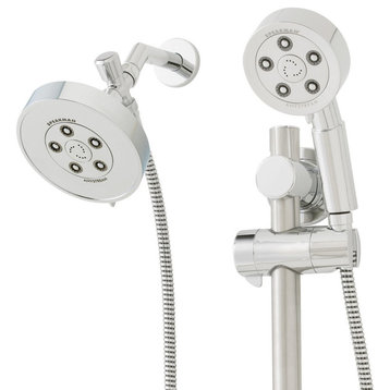 Neo Collection Anystream Slide Bar Mounted 2-Way Shower System, Polished Chrome