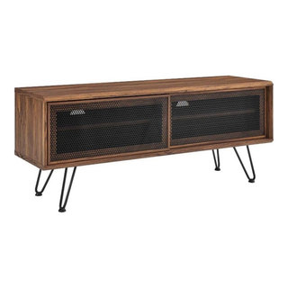 Modway Nomad Modern Wood Grain Laminate TV Stand for TVs up to 52