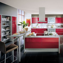 COLORFUL MODERN KITCHEN CABINET