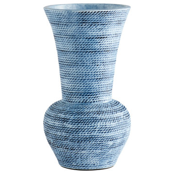Hopewell Vase, Blue Small