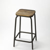 Industrial Chic Bar Stool, Multi-Color