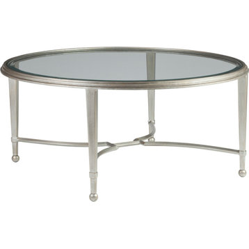 Sangiovese Round Cocktail Table - Argento