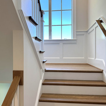 Project #141 | Timeless Switchback Staircase with Traditional Box Newels
