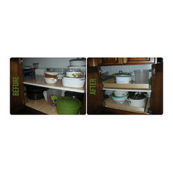 Blind Corner Cabinet Solution - Kitchen Drawer Organizers