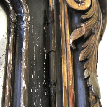 19th Century Louis XV Style French Polychromed Armoire
