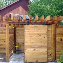 Outdoor Shower + bathroom