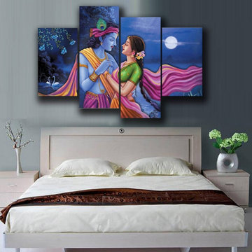 Radha Krishna Wall Art