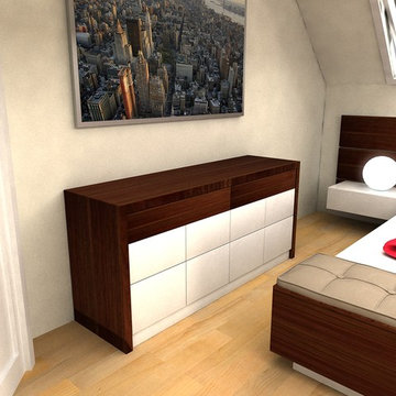 Budapest Flat bedroom interior
