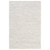 Jamie Hides and Leather Silver Gray, Sage Area Rug, 4' X 6'
