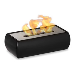 Lia &ndash; Tabletop Ceramic Ventless Ethanol Fireplace - Tabletop Fireplaces