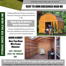 storage buildings rent to own