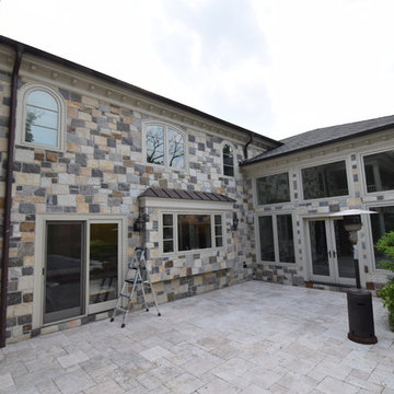 High Contrast Natural Stone is Darkened to A Beautiful, Natural Gray Range