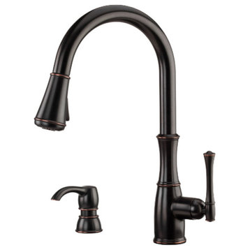 Pfister F-529-7WH Wheaton 1.8 GPM 1 Hole High Arc Kitchen Faucet - Tuscan