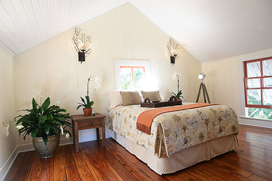 Inspiration for a tropical bedroom remodel in Miami