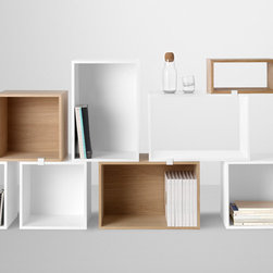 Stacked shelf system - Bookcases