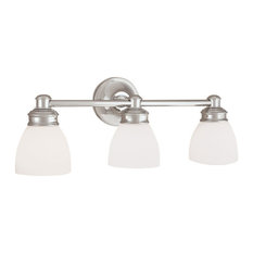Spencer 3 Light Sconce, Brush Nickel