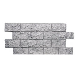 167-LARGE JERUSALEM BRICK PANEL 49"W X 26"H X 1 1/2"D - Wall Panels