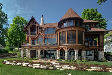 Arts and crafts exterior home photo in Indianapolis