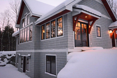 Arts and crafts exterior home photo in Other