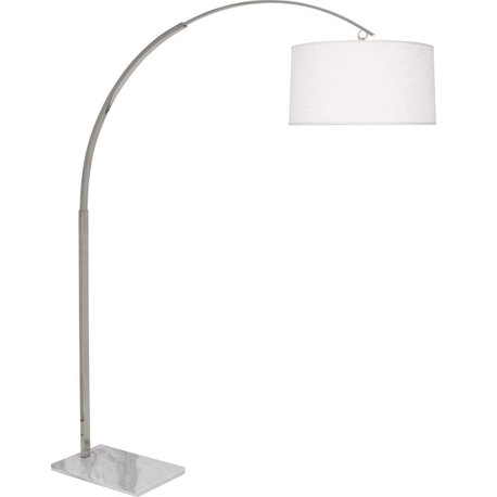 Archer Floor Lamp, Polished Nickel