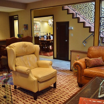 The Rubin Dining Room and Family Room Remodel in Encino, Ca.