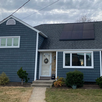 Wantagh Siding - Midnight Blue & Windows | Alpha Windows & Siding