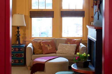 Inspiration for an eclectic living room remodel in Toronto