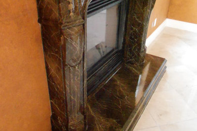Faux Marble Fireplaces