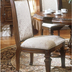 AICO Furniture - Villagio Side Chair in Hazelnut - 58003 - Dining Chairs