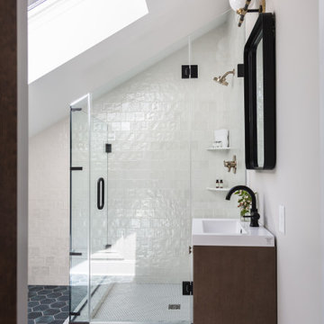 Bold and Brass Bathroom Remodel