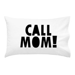CALL MOM PILLOW CASE BLACK - Products