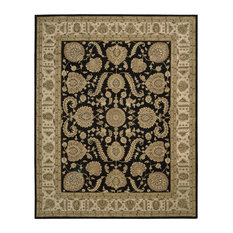 Free Form Area Rugs Houzz Nourison Heritage Hall He19 Black 8 Free Form Rug Area Rugs