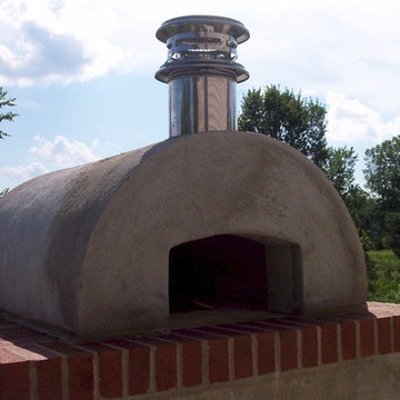The Koval Family Wood Fired Brick Pizza Oven in Michigan