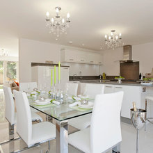 glass top dining table