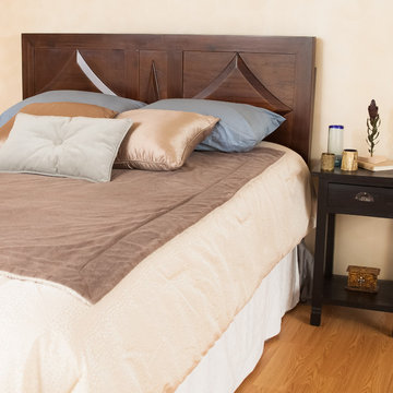 Contemporary Bedroom w/ Headboard