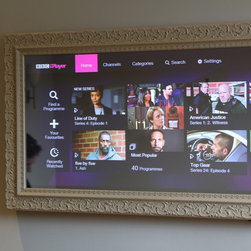 40" Rome Ivory TV Mirror Frame - Products
