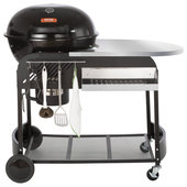 VEVOR Flat Top GAS Grill on Cart 36 in. Outdoor Griddle Station 4-Burner Propane 60,000 BTU Restaurant Portable Grill in Black